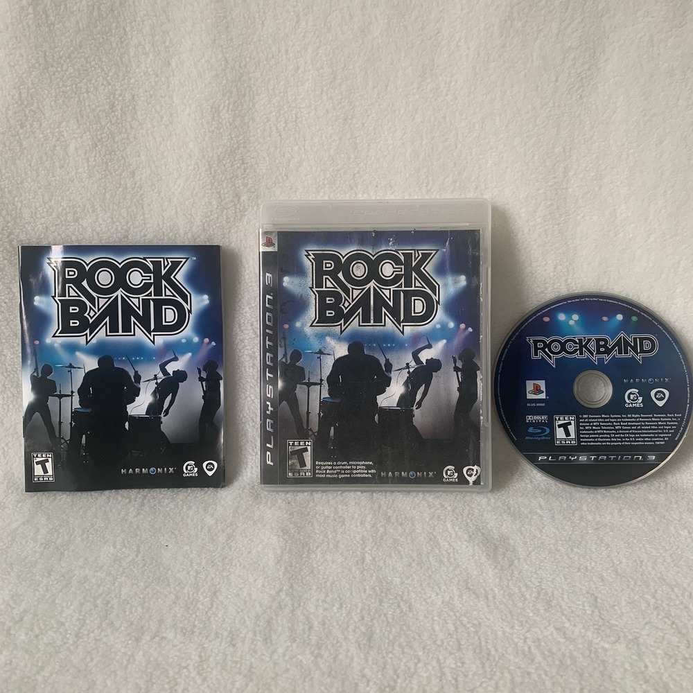 Rock Band Sony PlayStation 3 PS3 - Game Only - Complete w/ Manual Tested Working